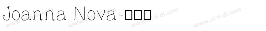 Joanna Nova字体转换